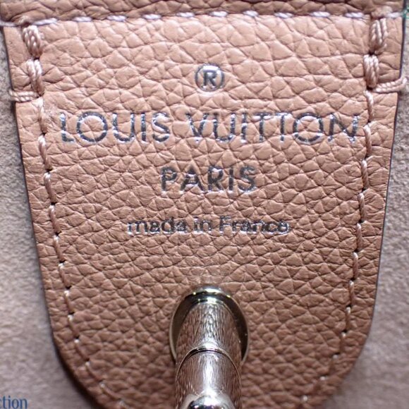 LV logo Lock Cabas Tote with Rosewood Crochet and Dust Bag - Picture 11 of 12
